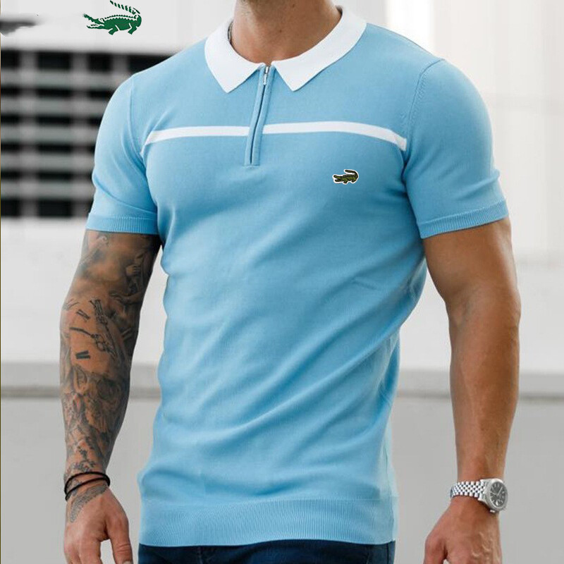 Camisa POLO masculina de manga curta de alta qualidade