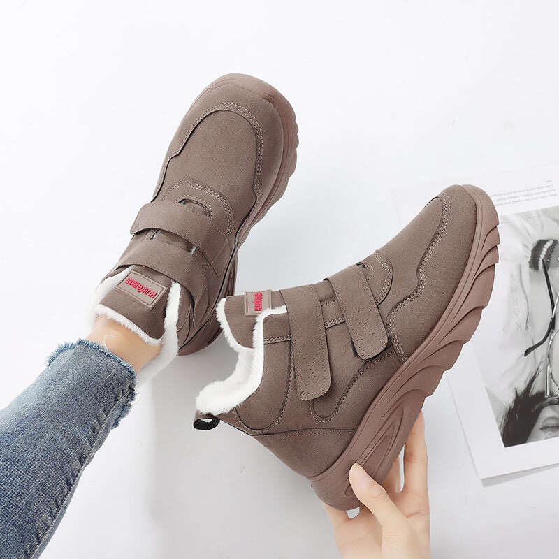 💟[45% de desconto]🔥2024 Novas botas grossas de inverno de algodão puro botas de neve femininas antiderrapantes